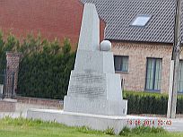 Denkmal am Peace Village in Flandern